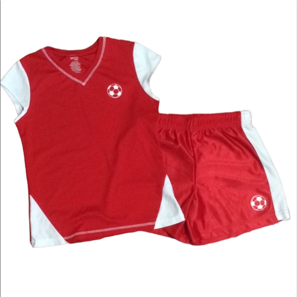 DANSKIN NOW Cap Sleeve Top and Shorts 2 piece set